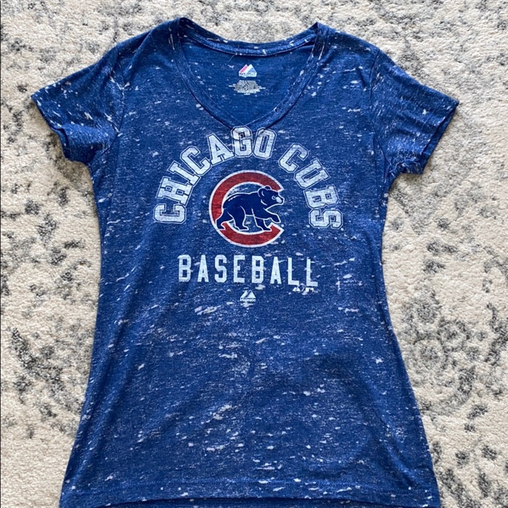 cubs burnout tee